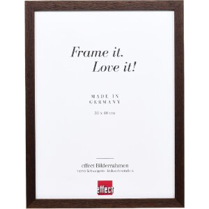 Efect cadru din lemn profil 33 wenge 14.8x21 cm sticlă...