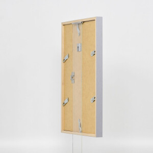 Efect cadru din lemn profil 35 gri deschis 14.8x21 cm sticlă normală + distanțier