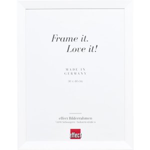 Rama din lemn efect Top N alb 14.8x21 cm sticlă acrilică