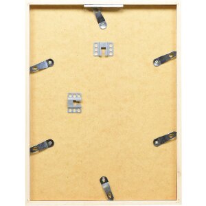 Efect cadru din lemn profil 35 alb 15x20 cm sticlă normală