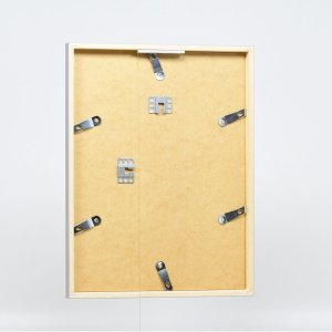 Effect Holzrahmen Profil 35 hellgrau 15x20 cm Antireflexglas