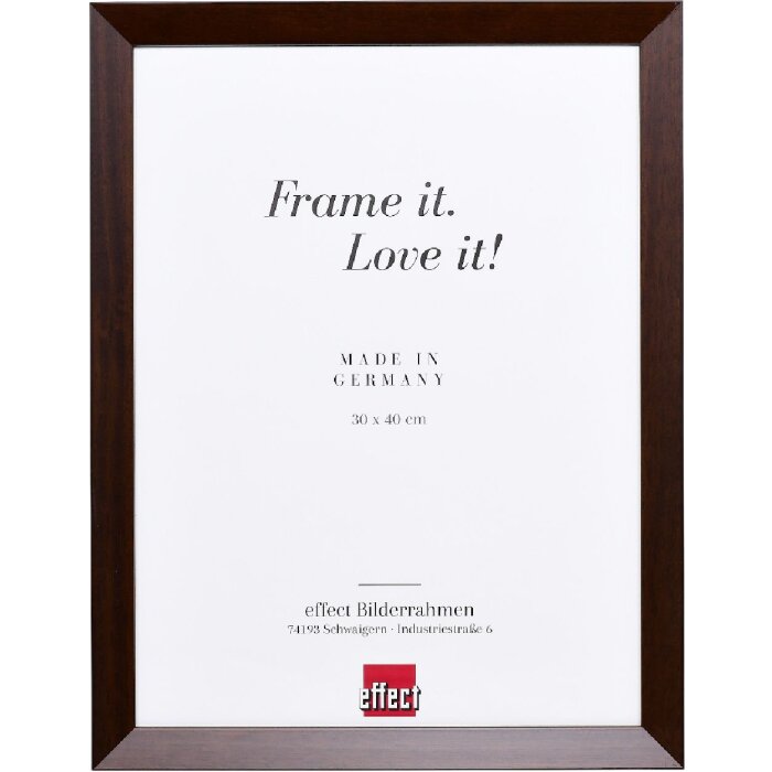 Rama din lemn cu efect Top N lemn de trandafir 15x20 cm geam anti-reflexie