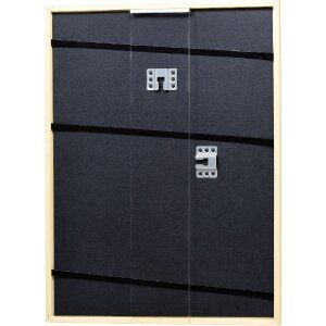 Efect cadru din lemn masiv profil 20 natural 15x20 cm sticlă muzeu