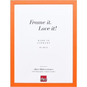 Cadru din lemn Top Cube 15x20 cm portocaliu sticlă de muzeu
