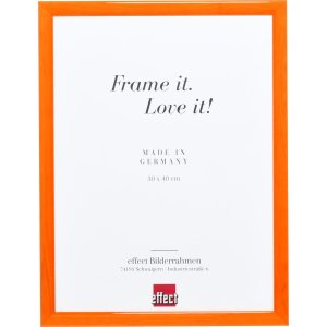 Efect cadru din lemn profil 89 somon 18x24 cm sticlă...