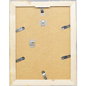 Efect cadru din lemn masiv 2240 gri 18x24 cm sticlă normală