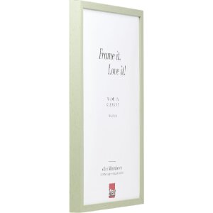 Efect cadru din lemn profil 35 verde 18x27 cm sticlă normală