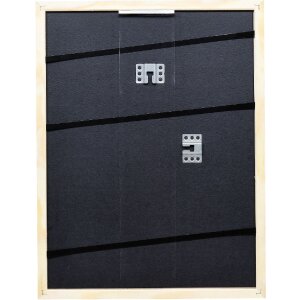 Effect Holzrahmen Profil 32 blau 18x27 cm Normalglas