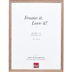 Effect Massiv-Holzrahmen Profil 25 nußbraun 18x27...