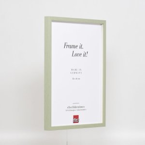 Effect Holzrahmen Profil 35 grün 18x27 cm mit Normalglas und Abstandshalter