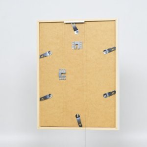 Effect Holzrahmen Profil 35 weiß 18x27 cm Normalglas Abstandshalter