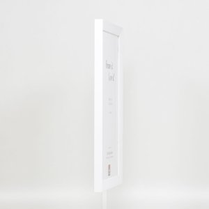 Efect cadru din lemn Top N alb 18x27 cm sticlă muzeu