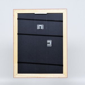 Effect Holz-Barockrahmen Profil 37 antiksilber 18x27 cm Museumsglas