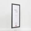 Effect Holzrahmen Profil 38 grau 18x32 cm Museumsglas
