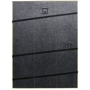 Efect cadru din lemn masiv profil 20 alb 20x20 cm sticlă muzeu