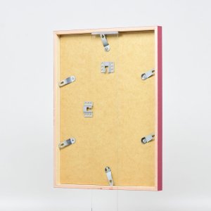 Effect Holzrahmen Profil 35 rot 20x20 cm mit Museumsglas