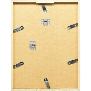 Efect cadru din lemn profil 35 maro 20x25 cm sticlă muzeu