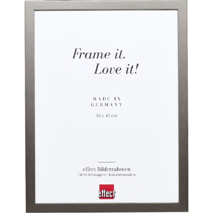 Cadru din lemn Top Cube 20x25 cm platină sticlă de muzeu