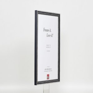 Effect Holzrahmen Profil 38 grau 20x28 cm Antireflexglas