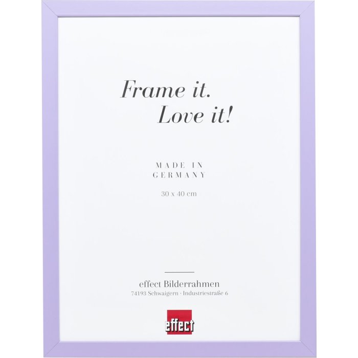 Cadru din lemn Top Cube 20x28 cm liliac sticlă acrilică