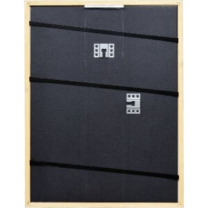 Efect cadru din lemn masiv profil 22 maro-auriu 20x30 cm sticlă transparentă