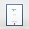 Effect Holzrahmen Profil 35 blau 20x30 cm Normalglas