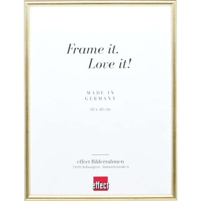 Efect cadru din lemn masiv profil 20 argint 20x30 cm sticlă anti-reflexivă