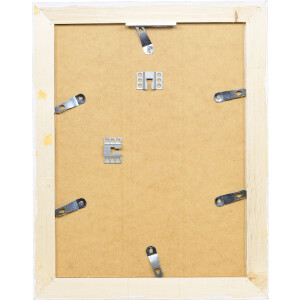 Efect cadru din lemn masiv 2240 alb 21x28 cm sticlă anti-reflexivă