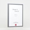 Effect Holzrahmen Profil 35 anthrazit 21x29,7 cm Normalglas