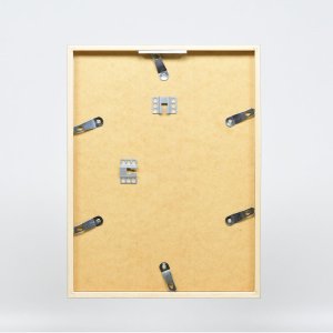 Effect Holzrahmen Profil 35 hellgrau 21x29,7 cm mit Antireflexglas