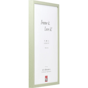 Efect cadru din lemn profil 35 verde 21x29.7 cm sticlă acrilică