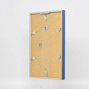 Efect cadru din lemn profil 35 albastru 21x29.7 cm sticlă normală + distanțier