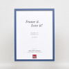 Efect cadru din lemn profil 35 albastru 21x29.7 cm sticlă normală + distanțier