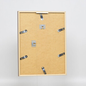 Efect cadru din lemn profil 35 maro 21x29.7 cm sticlă normală + distanțier