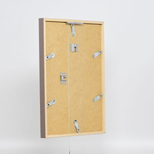 Efect cadru din lemn profil 35 maro 21x29.7 cm sticlă normală + distanțier