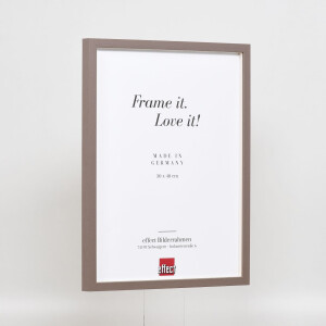 Efect cadru din lemn profil 35 maro 21x29.7 cm sticlă normală + distanțier