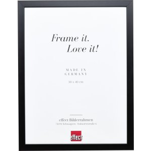 Cadru din lemn Top Cube 21x29.7 cm negru sticlă de muzeu