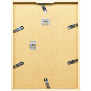 Efect cadru din lemn profil 35 maro deschis 21x29.7 cm sticlă muzeu