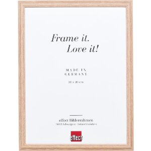 Effect Holzrahmen Profil 32 hellbraun 23x70 cm Normalglas