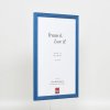 Efect cadru din lemn profil 89 albastru 23x70 cm sticlă acrilică