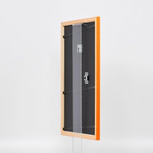 Efect cadru din lemn profil 89 somon 23x70 cm sticlă acrilică