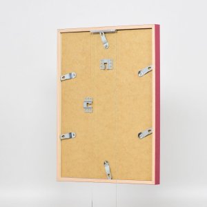 Effect Holzrahmen Profil 35 rot 23x70 cm Normalglas Abstandshalter