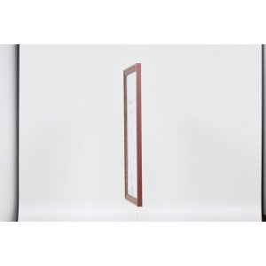 Effect Holzrahmen Profil 38 braun 23x70 cm Museumsglas