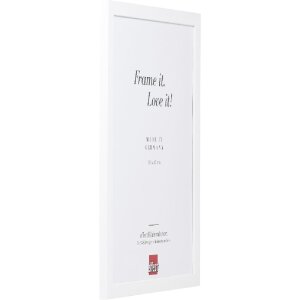 Efect cadru din lemn profil 2210 alb 24x30 cm sticlă normală