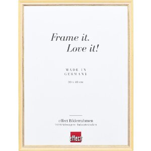Effect Massiv-Holzrahmen Profil 25 gelb 24x30 cm mit...