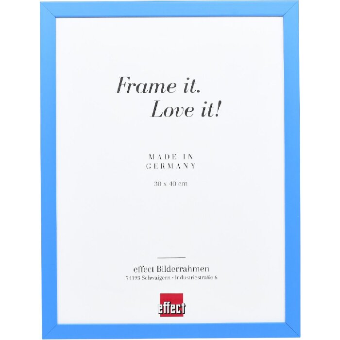 Cadru din lemn Top Cube 25x30 cm sticlă albastră anti-reflexivă