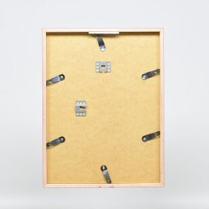 Effect Holzrahmen Profil 35 rot 25x30 cm Antireflexglas