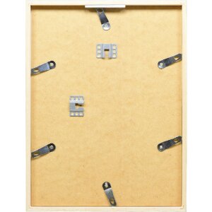 Efect cadru din lemn profil 35 gri deschis 25x35 cm sticlă antireflex