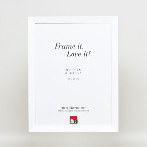 Efect cadru din lemn Top N alb 25x35 cm sticlă normală