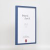 Effect Holzrahmen Profil 35 blau 25x35 cm Normalglas Abstandshalter